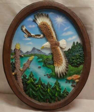 Eagles in Flight Plaque