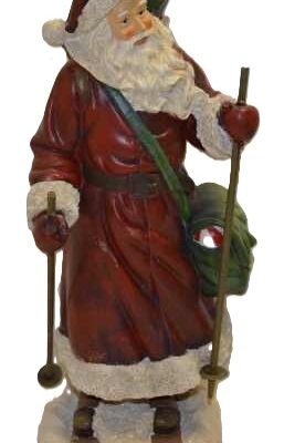 Santa on Skiis