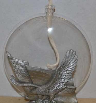 Eagle & Flag Oil Lamp