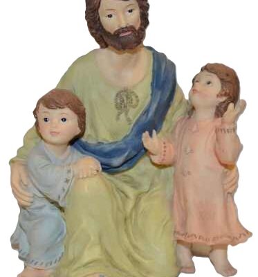Jesus with the Children Figurine