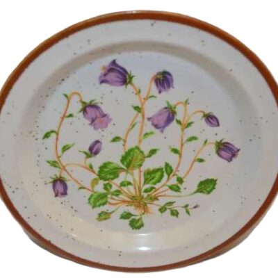 Purple Tulips Hearthside Plate