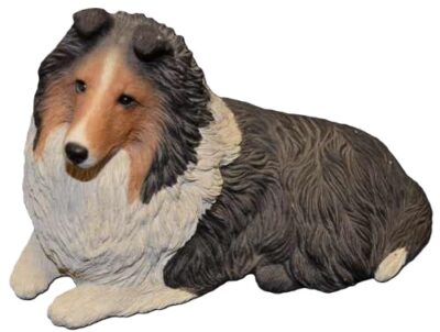 SandiCast Collie Sculpture