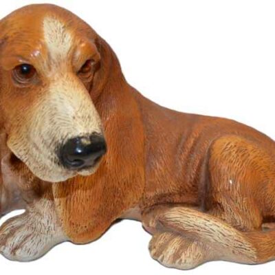 Large Basset Hound Figurine
