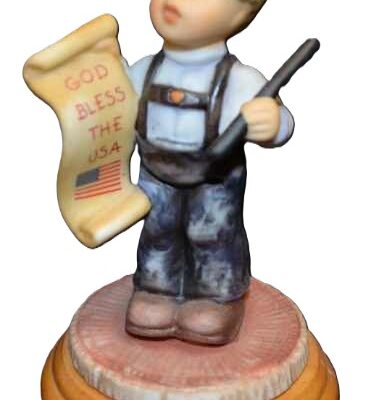 God Bless the USA Figurine
