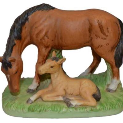 Mare & Foal Figurine