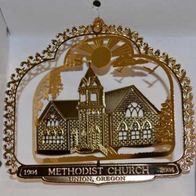 Methodist Church Ornament